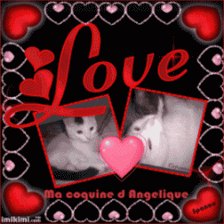 ma filleule Ang�lique et mes chatmours 